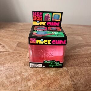 New in box unopened TikTok viral Nee Doh Nice Cube Pink